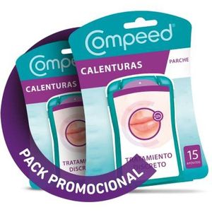 COMPEED Lippatch, geneest snel, verpakking van 2 x 15 stuks (verpakking kan variëren)