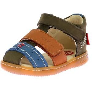 KICKERS - Bazar - Sandalen - Rood - Leer