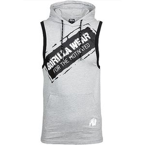 Loretto Hooded Tank Top - Gray Melange - L