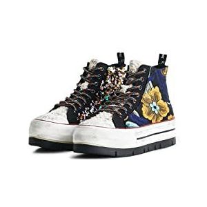 Desigual Dames Shoes_Crush_Sequin 9019 Tutti Fruti Sneaker, materiaalafwerking, 39 EU
