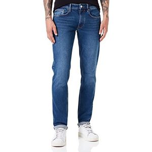 s.Oliver Heren regular: jeans met rechte pijpen, blauw, 30W x 36L