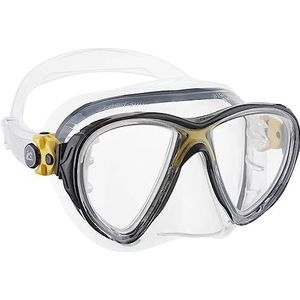 Cressi Big Eyes Evolution Mask - Gepatenteerd Hellend Inverted Teardrops Lensmasker voor duiken, snorkelen, freediving