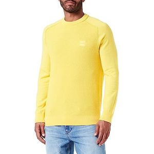 BOSS Kesom Knitted Sweatshirt voor heren, licht/pastelgeel 740, L