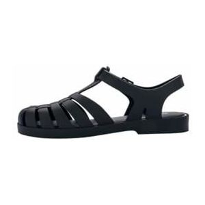 melissa Possession Ad, platte sandalen voor dames, zwart, 44 EU, Blanco Y Gris