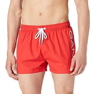 GANT Sc Lightweight Logo zwembroek voor heren, rood (bright red), S