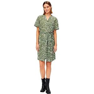 Object Dames Objseline S/S Shirt Dress Noos Jurk, groen (vineyard green), 40