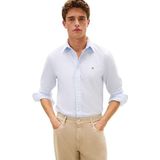 Tommy Hilfiger Heren CORE Flex POP Classic STP Shirt MW0MW41403 L/S Shirt, blauw, XS, Blauw (Zoet Blauw/Streep), XS