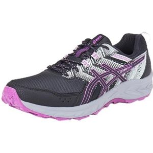 Asics Gel-Venture 9 Sneakers voor dames, maat 38 EU, Zwart Vet Magenta, 44.5 EU