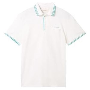 TOM TAILOR Poloshirt voor heren, 20000 - wit, XL