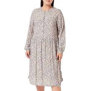 camel active Damesjurk met allover-print, Kaki, XS