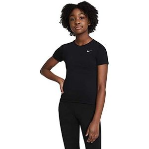 Nike Unisex Np T-shirt voor kinderen, zwart/wit, XL