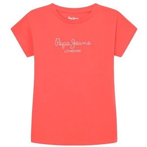 Pepe Jeans Charing T-shirt voor meisjes, rood (Crispy Red), 10 Jaar