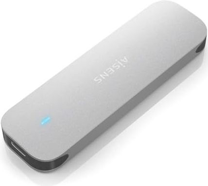 Aisens - ASM2-025SL - Externe SSD-Behuizing - Zwart - Aluminium - 2 TB