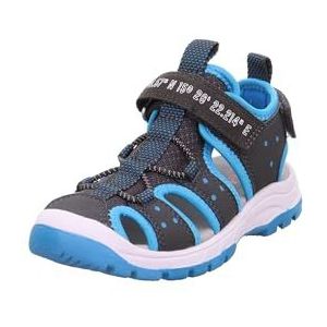 Superfit Tornado Light Sandalen voor jongens, Grijs lichtblauw 2000, 27 EU