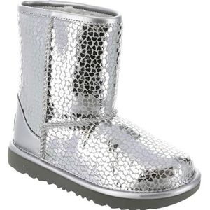 UGG Kids' Classic II Gel Hearts Klassieke laarzen voor meisjes, zilver, 36 EU