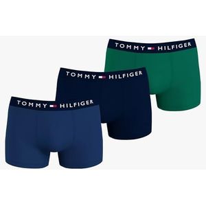 Tommy Hilfiger Heren 3P Trunk Anchor Blauw/Des Sky/Nou Groen XL, Anker Blauw/Des Sky/Nou Groen, XL