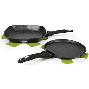 Excelsa EcoEnergy Pan en Pan Set, gesmeed aluminium met antiaanbaklaag