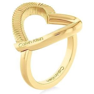 Calvin Klein MINIMALISTIC HEARTS Collection Ring voor dames, geel goud - 35000438C