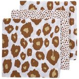 Luiers 3-pack Cheetah/Panther - Camel - 70x70cm