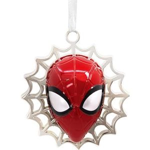 Hallmark Spiderman Premium metalen ornament, MARVEL boomdecoratie, Disney hangend ornament, kerstversiering, kerstversiering, cadeaus voor Kerstmis
