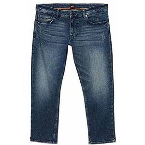 BOSS Heren Jeans_Broeken, Navy, 3236