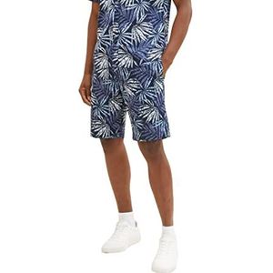 TOM TAILOR Bermuda shorts voor heren, 31839 - Navy Tonal Leaf Design, 33W