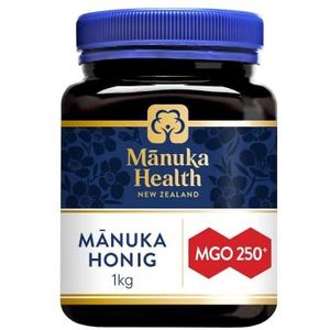 Manuka Health - Manuka Honing MGO 250 + 1 kg - 100% puur uit Nieuw-Zeeland met gecertificeerd methylglyoxal-gehalte