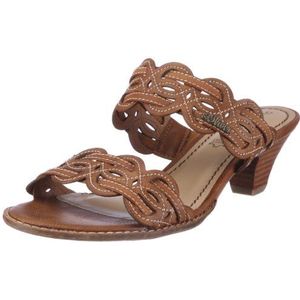 s.Oliver Casual klompen en muiltjes voor dames, Bruin Braun Cognac 305, 38 EU