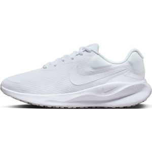 Nike Revolutin 7 Sneakers voor dames, wit/wit, 42 EU, Wit, 42 EU