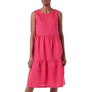 Camel Active Womenswear Casual Damesjurk Jurk, Piony Red, XS
