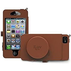 iLuv Beschermhoesje voor iPhone 5S (kunstleer) bruin
