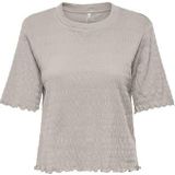ONLY - ONLGAILA O-NECK TOP BOX JRS - Blouse - Katoen - Korte Mouwen