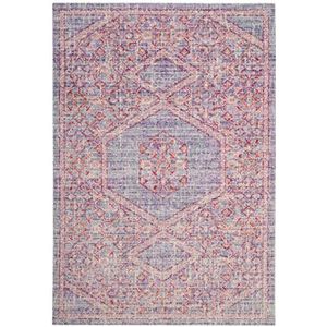 Rechthoekig tapijt voor binnen, Bohemian chic geweven, Windsor collectie, WDS311, lavendel/fuchsia, 152 x 213 cm, voor woonkamer, slaapkamer of elke andere binnenruimte van SAFAVIEH.