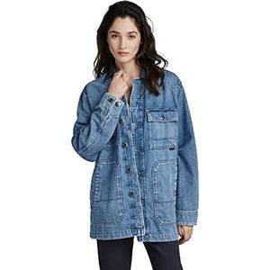 G-STAR RAW Heren Chore Workwear Jacket, Blauw (Faded Waterfront D301-D895), M, blauw (fade waterfront D301-d895), M