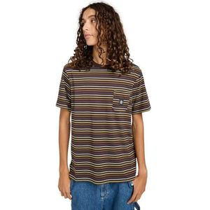 Element - Icon Label Pocket T-shirt - Bruin - Heren