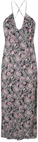 Pepe Jeansvoor vrouwen. PL953536 Poppy jurk zwart (L), Casual, Viscose, Mouwloos / spaghettibandjes