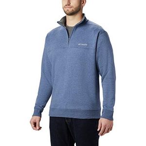 Columbia Men's Tall Hart Mountain II Half Zip, Carbon/Heather, Large/Tall