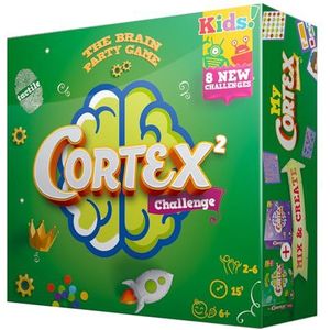 Zygomatic, Cortex Challenge: Kids 2nd Edition, Card Game, Ages 6+, 2-6 Players, 15 Minutes Playing Time
