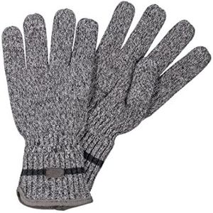 camel active Gebreide handschoenen voor heren, stone grey, XL