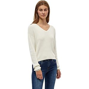 Desires Geisha Rib V-trui voor dames, Gardenia, XXL