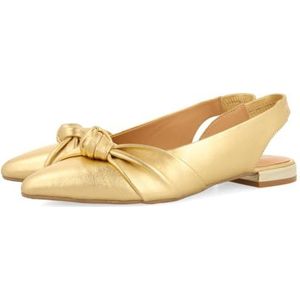 Gioseppo - Iballe - Ballerina's - Goud - Leren Slingback met Knoopdetail
