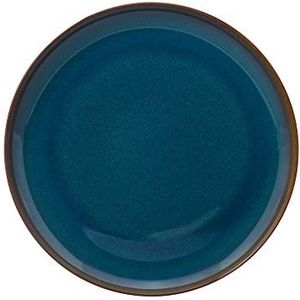 like. by Villeroy & Boch, Crafted Denim, platte borden, 26 cm, premium porselein, blauw