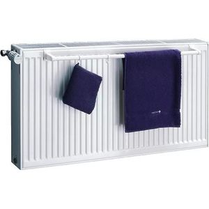XIMAX Handdoekhouder voor compacte radiator, wit, 525 mm, 1 stuk