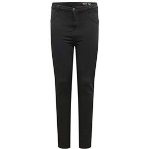 Noisy may Dames Skinny Fit Jeans Curve NMCALLIE, zwart denim, 52W x 32L