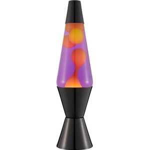 la.va - Tafellamp - Oranje/Paarse - 37 cm - Zwarte Basis - G9
