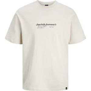 JACK & JONES JCOCHARLIE Branding Tee SS Crew Neck, maanbeam, S