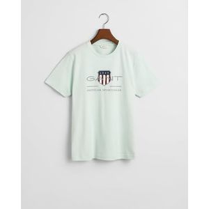 GANT Unisex Kids Archive Shield Ss T-shirt, Faded Mint, 134-140