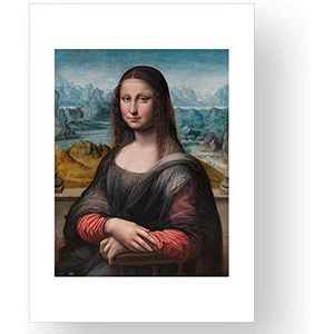 Mona Lisa, officiële druk van het museum van de prade.