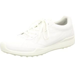 ECCO Heren 2023 M Golf Biom Hybrid Spikeless Water Bestand Lederen Golfschoenen, Wit, 43 EU