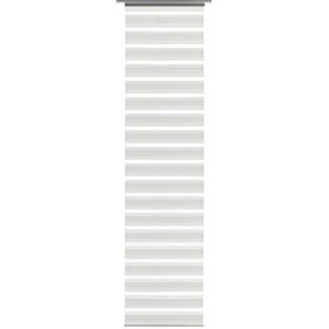 GARDINIA Paneelgordijn Day + Night, dubbel rolgordijn-look, innovatieve, gepatenteerde technologie, wit, 60 x 245 cm (BxH), 1 stuk
